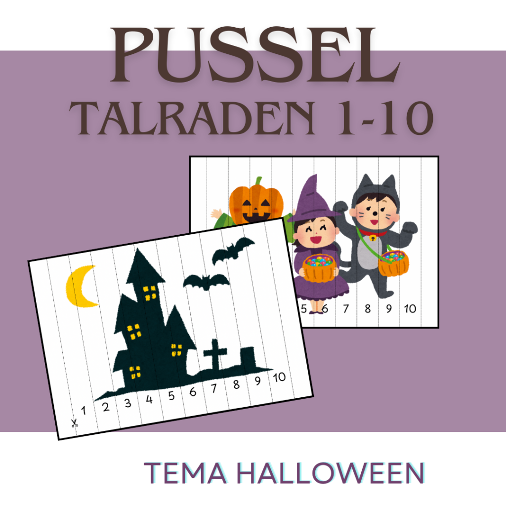 Pussel – 1-10 – Halloween