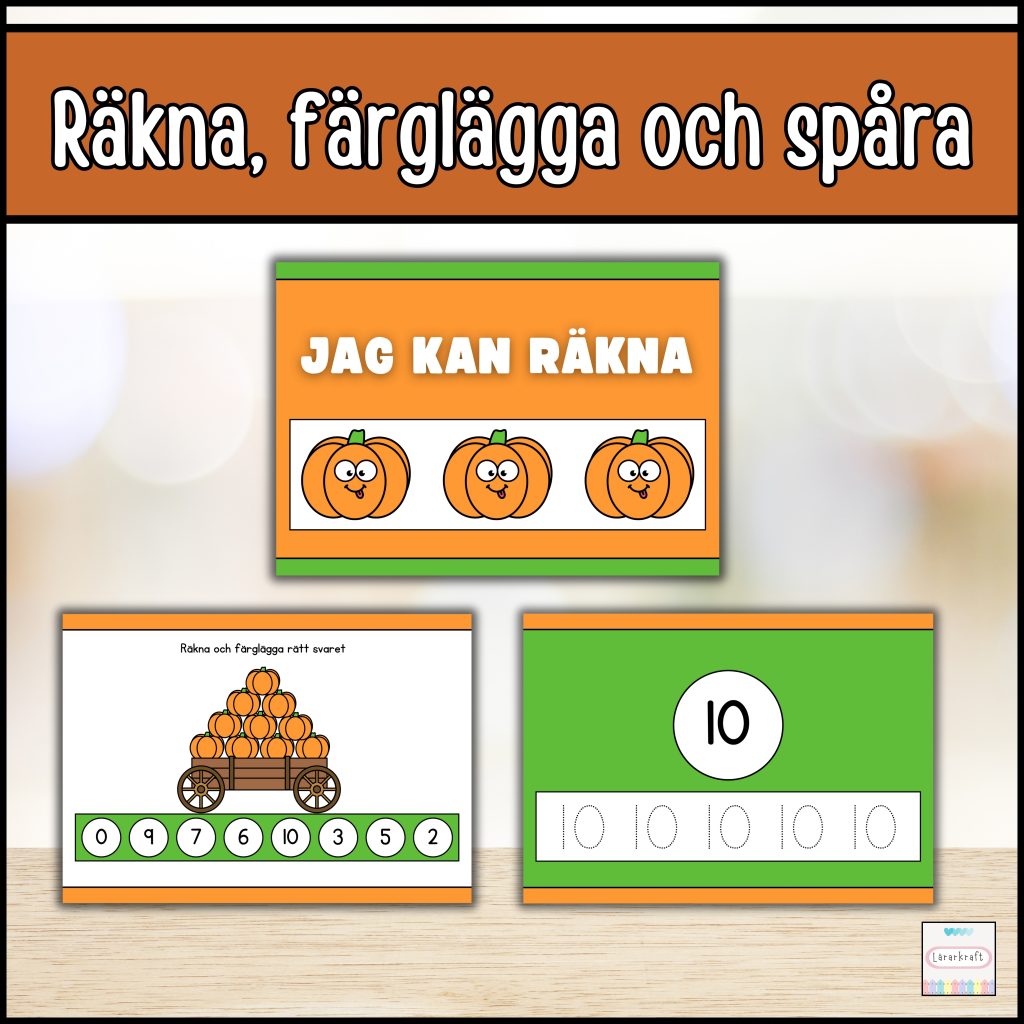 Räkna Pumpor tal 0-10