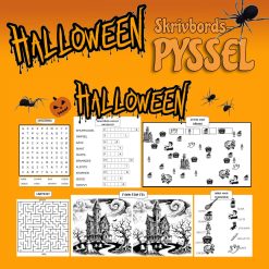 Halloween - skrivbordspyssel