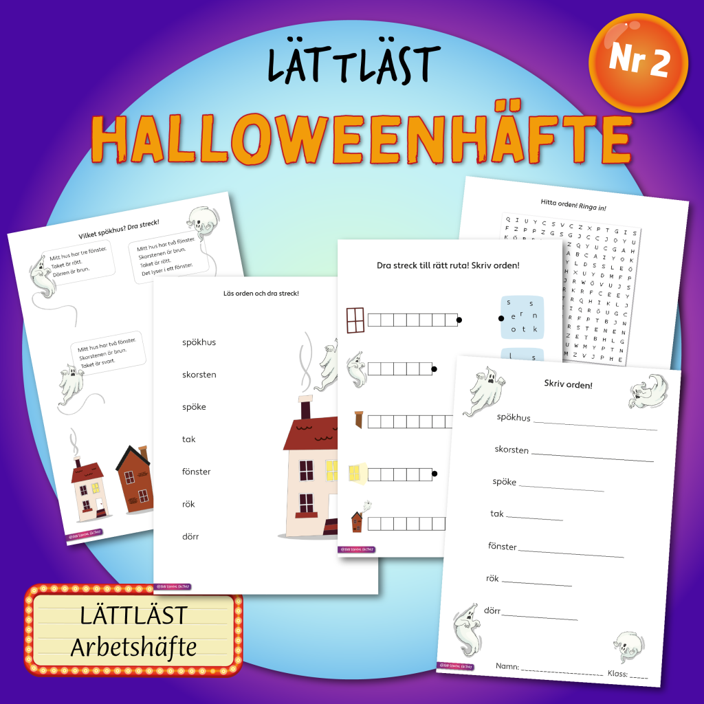 Lättläst Halloweenhäfte Nr 2!