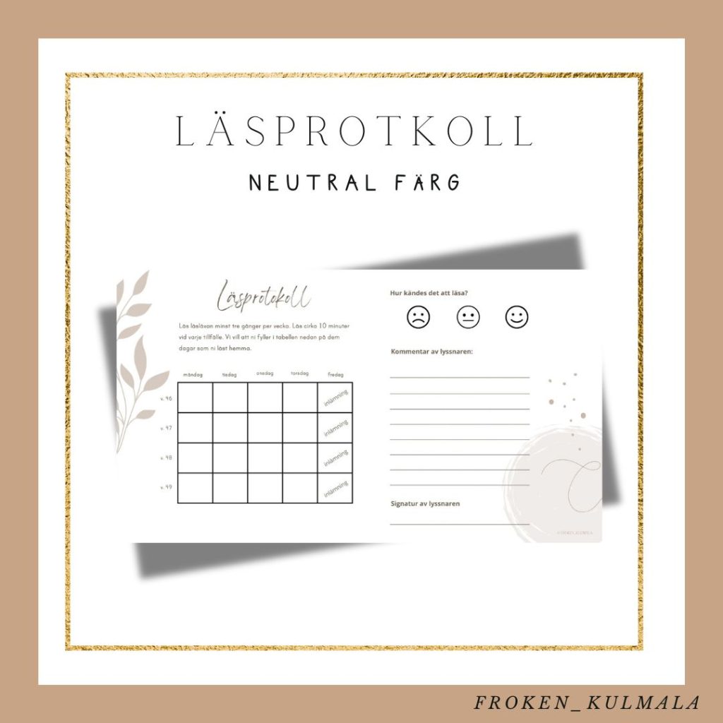 Läsprotokoll