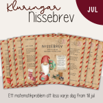 Nissebrev – Julkalender med mattekluringar - bild 1