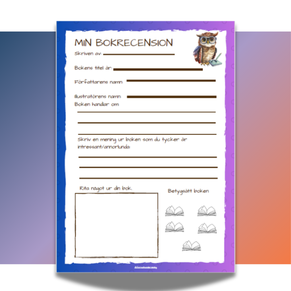 Bok och filmrecension