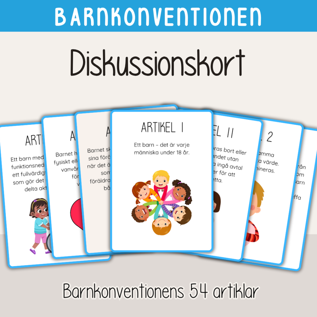 Barnkonventionen – Diskussionskort – Flashcards