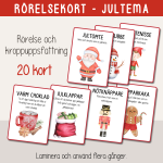 Rörelsekort med jultema – Rörelsepaus - bild 1