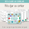 Rita djur av cirklar