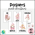 Pink Christmas – Posters - bild 1