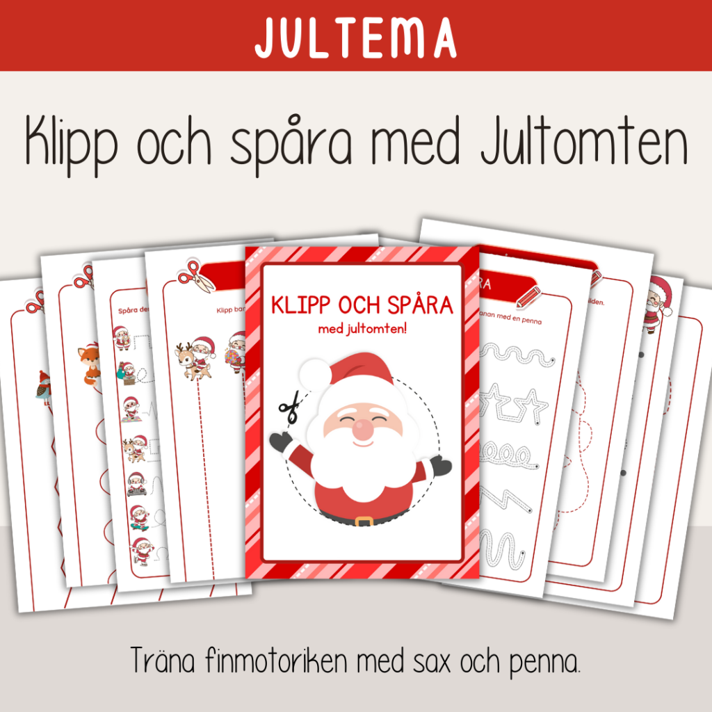 Jul – Klipp och spåra med Jultomten!