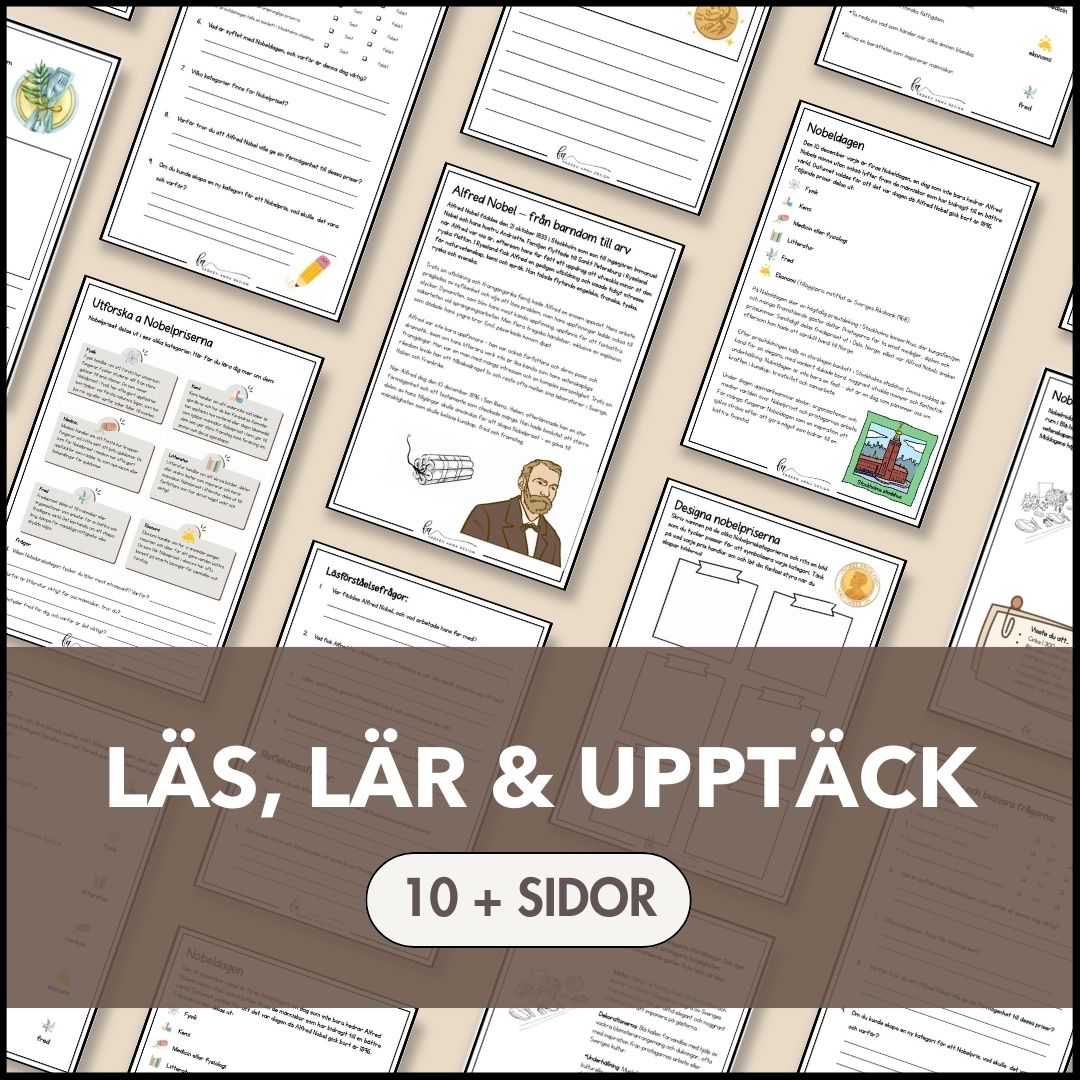 Arbetshäfte - Nobeldagen