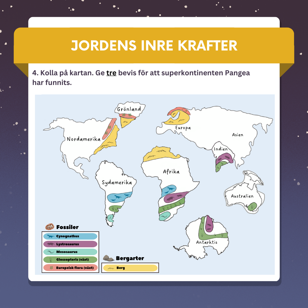 Prov - Jordens uppbyggnad och inre krafter + Bedömningsanvisningar