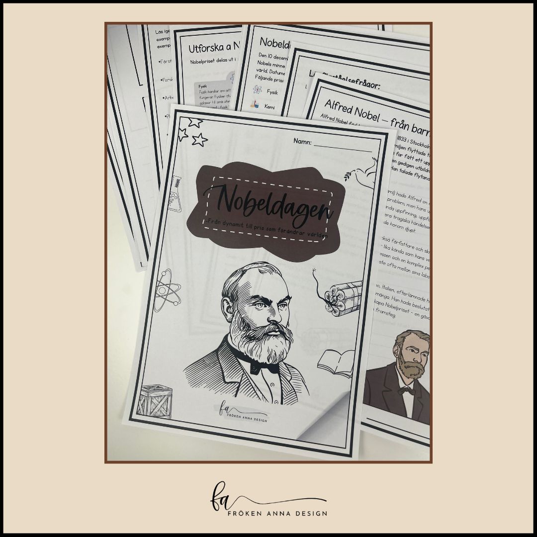Arbetshäfte - Nobeldagen