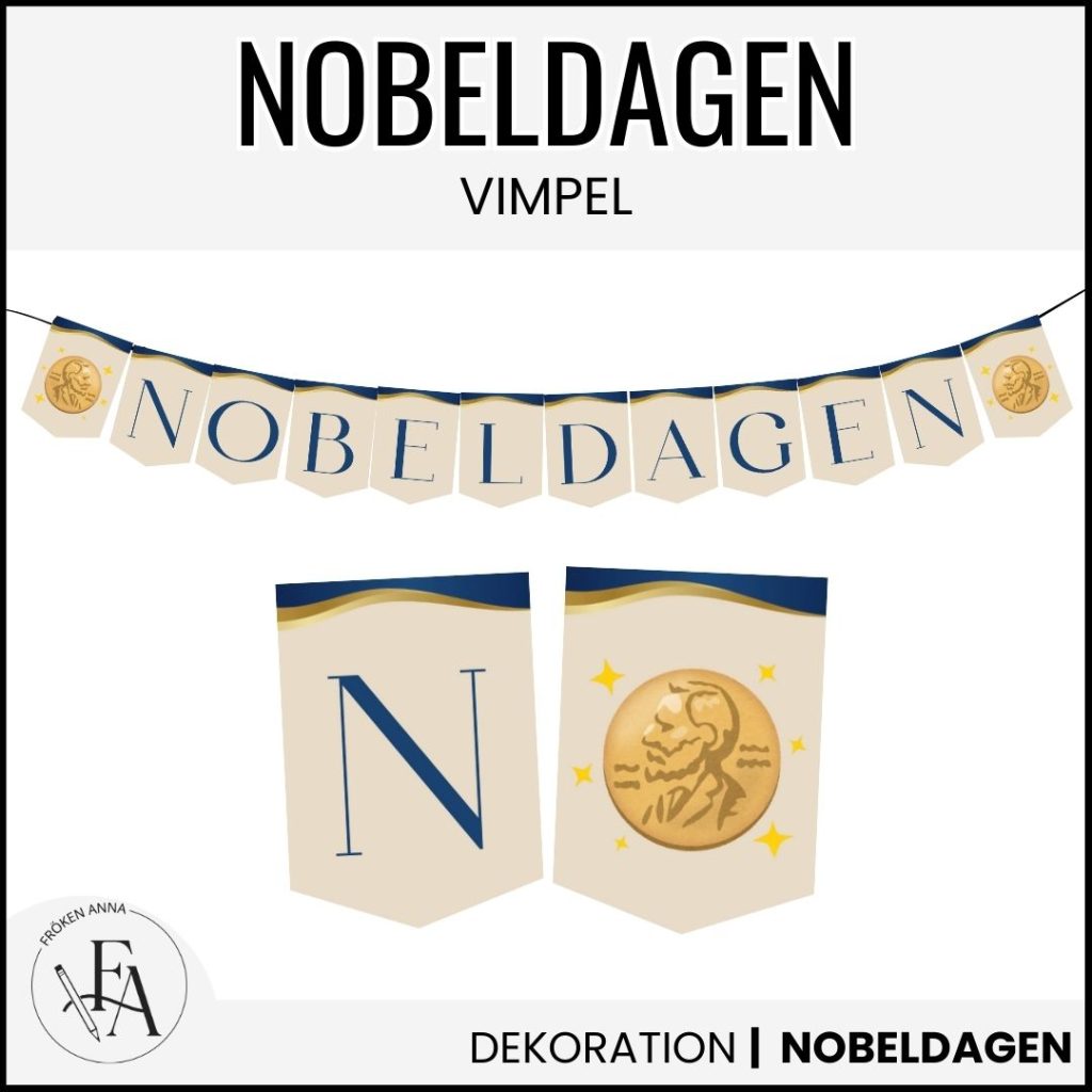 Vimpel till Nobeldagen