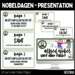 Sant eller falskt Alfred Nobel – 20 frågor - bild 1