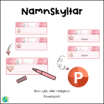 Pink Christmas – Namnskyltar - bild 2