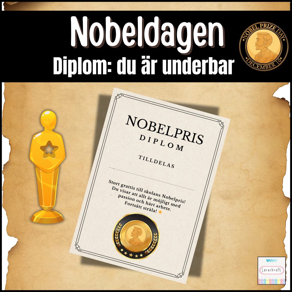 Nobeldagen: diplom