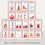 Rörelsekort med jultema – Rörelsepaus - bild 2
