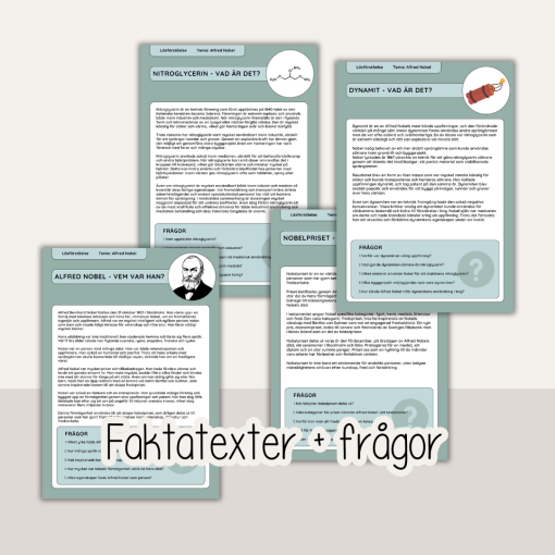 Alfred Nobel - Stort paket