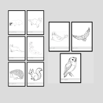 Vilda djur i Sverige. Målarbilder - bild 2