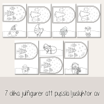 Jul – Julpyssel – pyssla egna ljuslyktor - bild 2