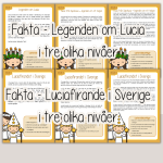 Jul – Lucia – Det stora Luciahäftet – Häfte med faktatexter, arbetsuppgifter och pyssel - bild 2