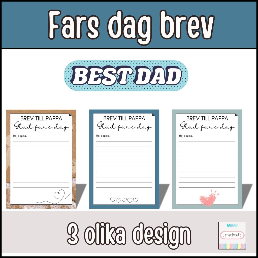 Fars dag brev (3st)