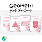 Pink Christmas – Geometri - bild 1
