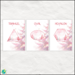 Pink Christmas – Geometri - bild 3