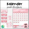 Pink Christmas - Väggkalender