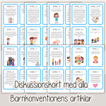 Barnkonventionen – Stort paket – Fakta, arbetshäfte, tipspromenad, diskussionskort - bild 3