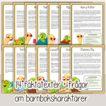 Barnboksveckan – Stora barnbokspaketet – Läsförståelse Arbetshäfte Tipspromenad - bild 3