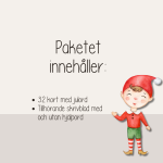 Jul – ordkort och skrivblad – Julord - bild 4