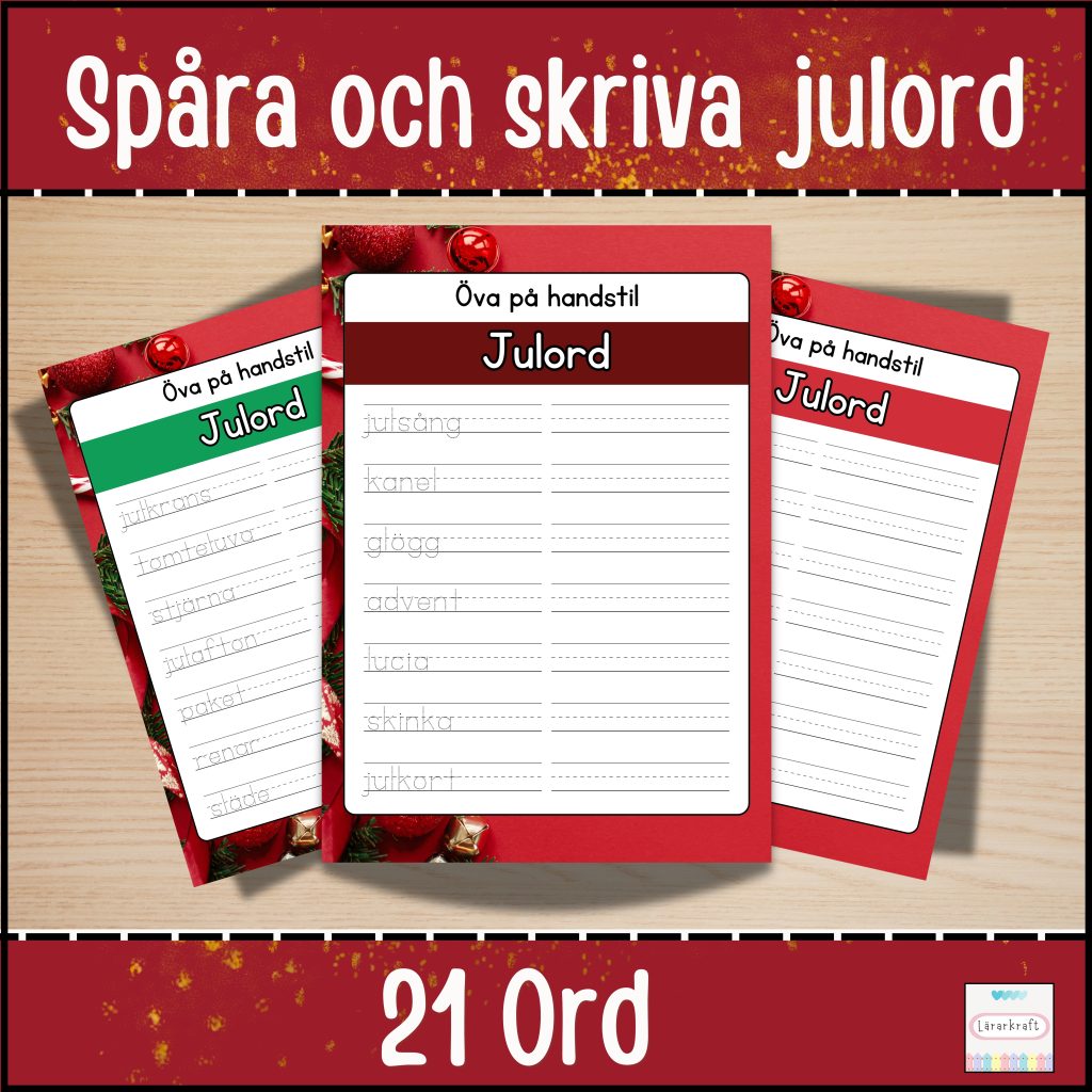 Jul Öka Ordförrådet (21 ord)