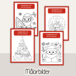 Jultema – Arbetshäfte bokstäver siffror färger former - bild 5