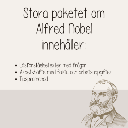 Alfred Nobel - Stort paket