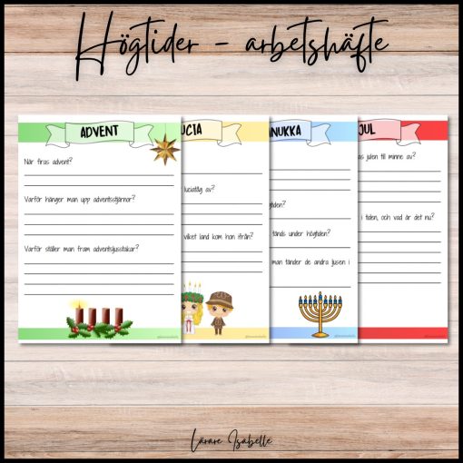 Högtider - arbetshäfte + faktahäfte
