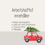 Jultema – Arbetshäfte bokstäver siffror färger former - bild 6