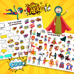 Min egen superhjältebok F-9 - bild 4