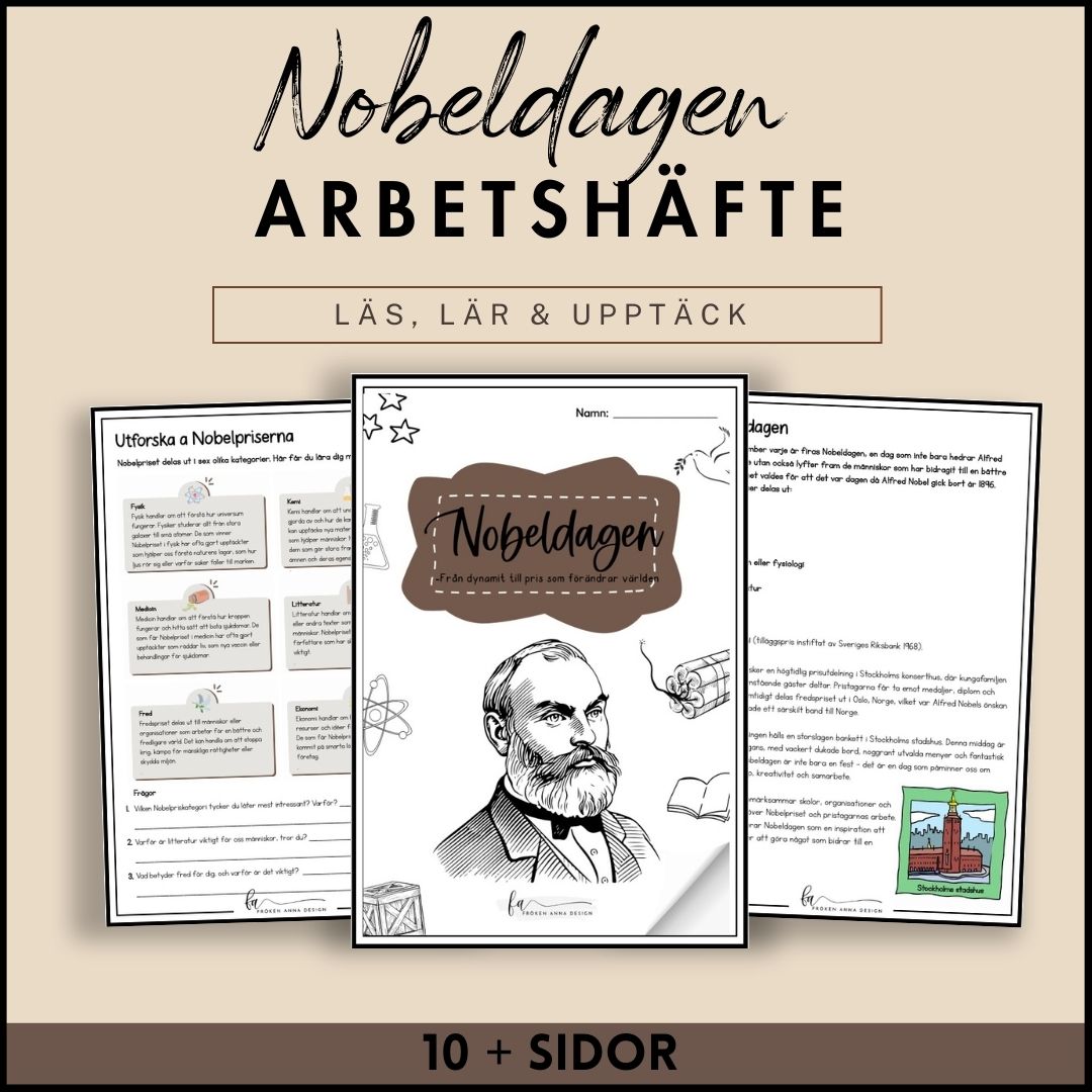 Arbetshäfte - Nobeldagen