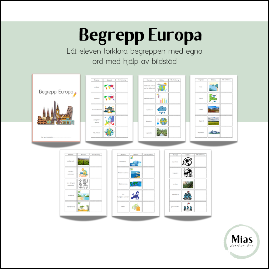Begrepp: Europa