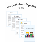 Läsförståelse – Engelska (10 olika) - bild 1