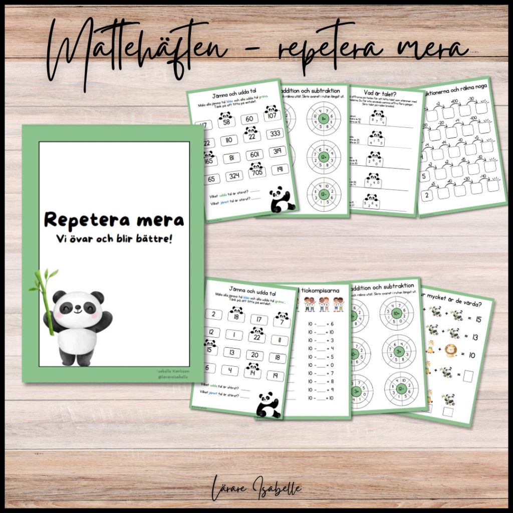 Mattehäften – repetera mera