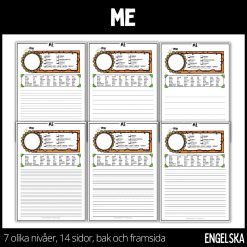 Time to write - me - 7 skrivmallar, 14 sidor