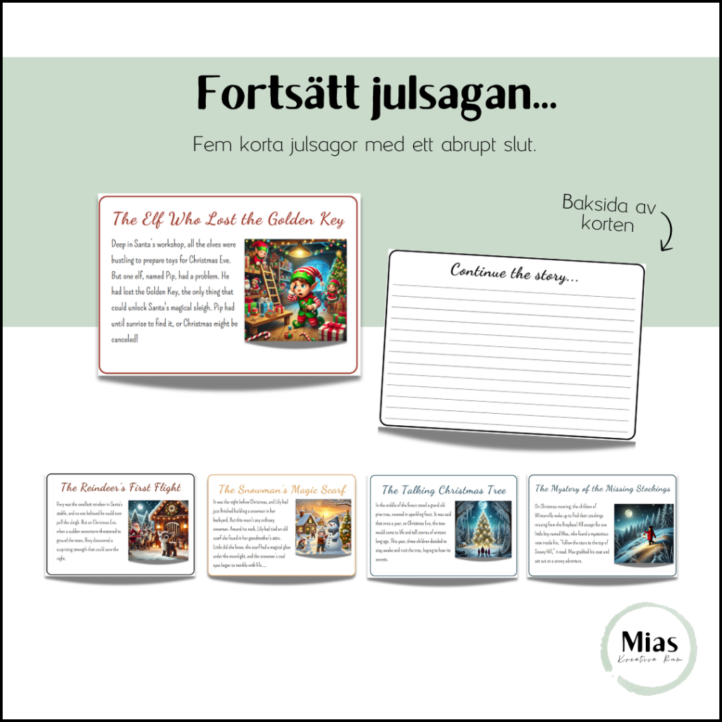 Fortsätt julsagan… (engelska)