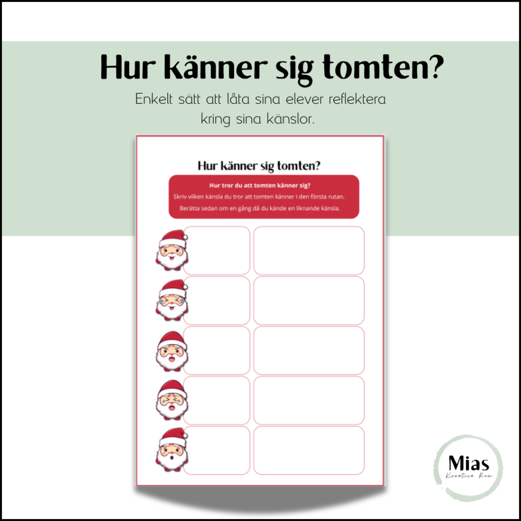 Hur känner sig tomten?