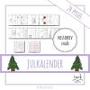 Julkalender Kreativa pyssel med nissebrev