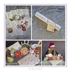 Julkalender Kreativa pyssel med nissebrev foton