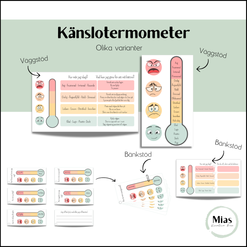 Känslotermometer: Olika varianter