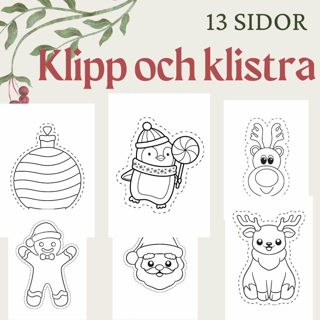 Klipp övning – jul