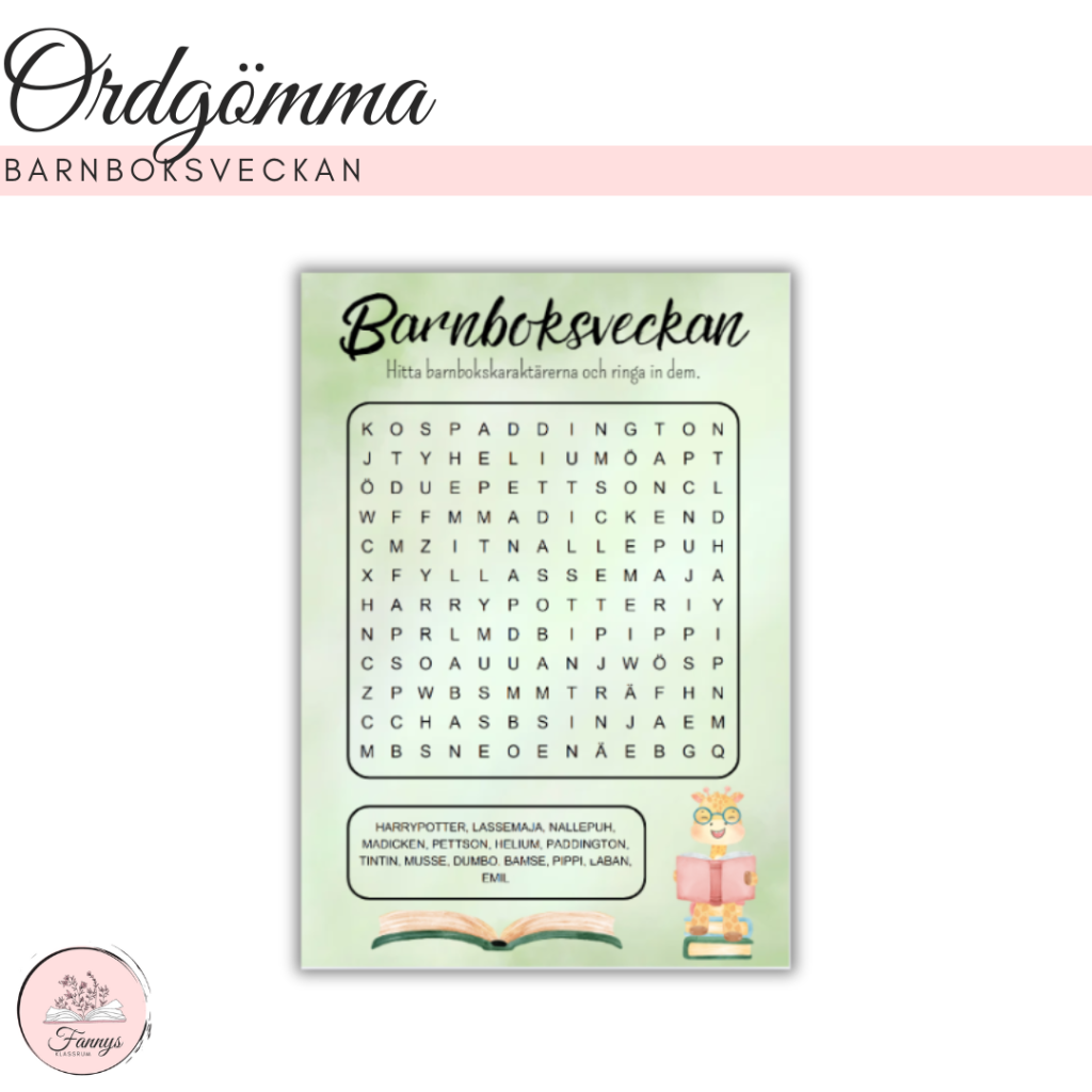 Ordgömma barnboksveckan