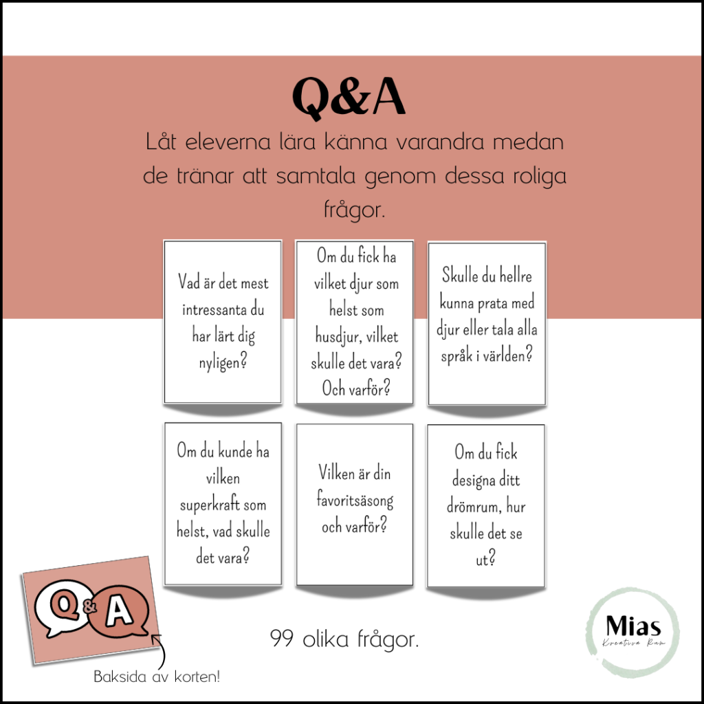 Q&A på svenska